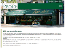 Tablet Screenshot of palmersbutchers.com
